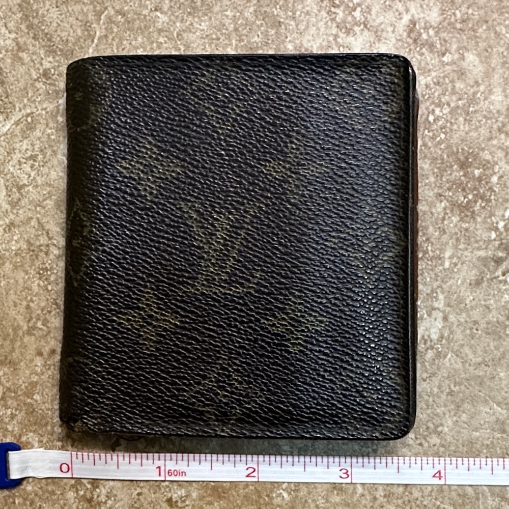 Louis Vuitton Monogram Black Card Holder Made in France